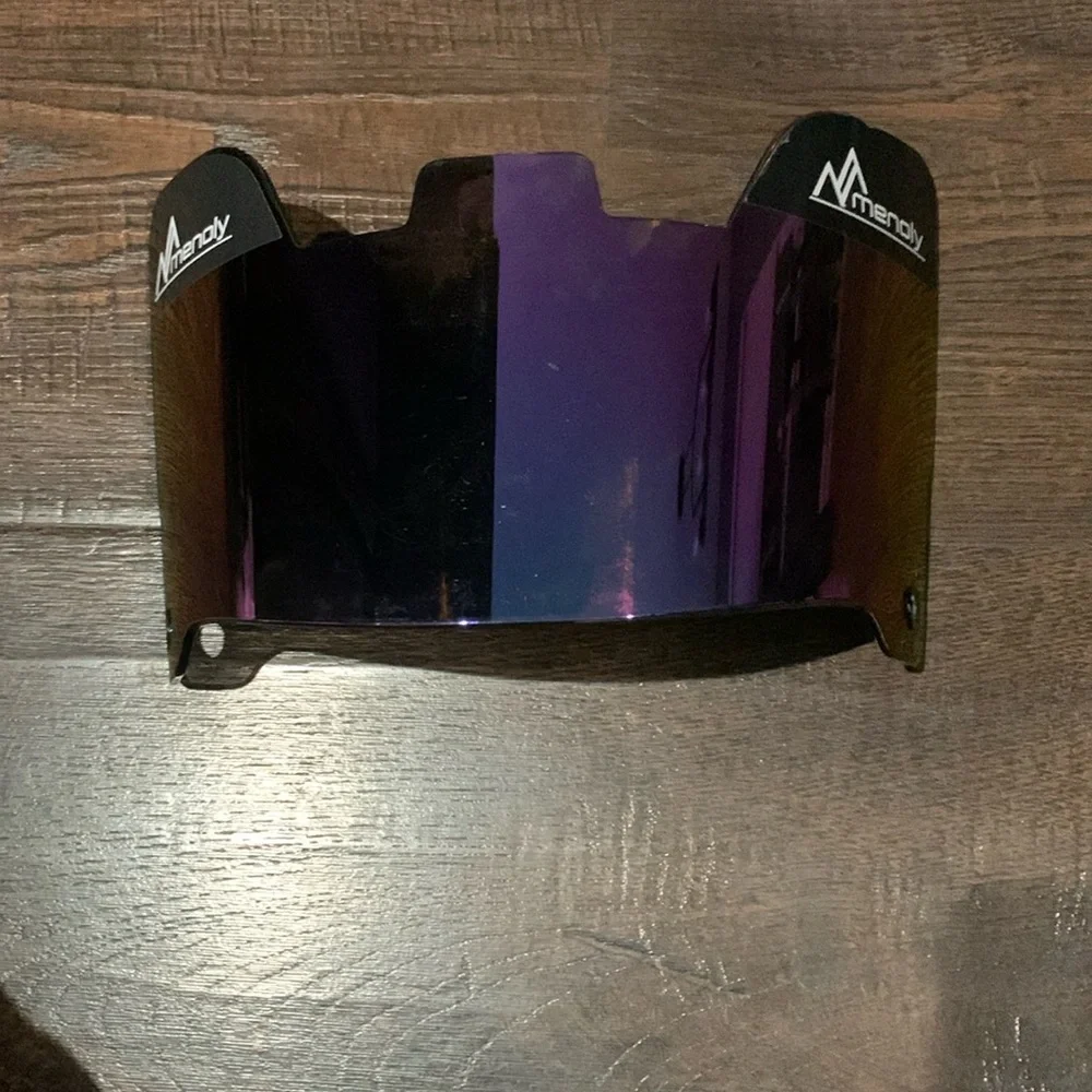 Blue and Purple football Visor